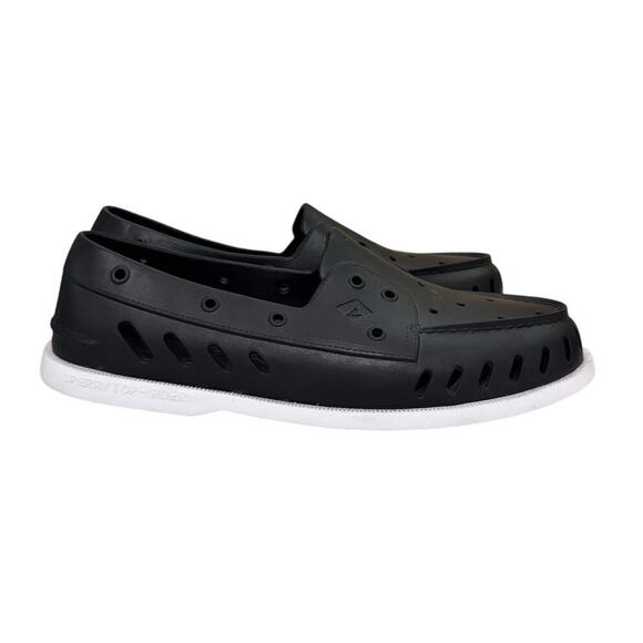 Sperry Top-Sider Black Water Shoes Men’s Size 12 Slip-On Loafers Pre-Owned - Picture 1 of 8